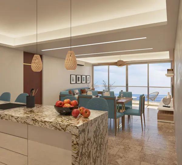 Departamentos en preventa  frente al mar  Olea Luxury
