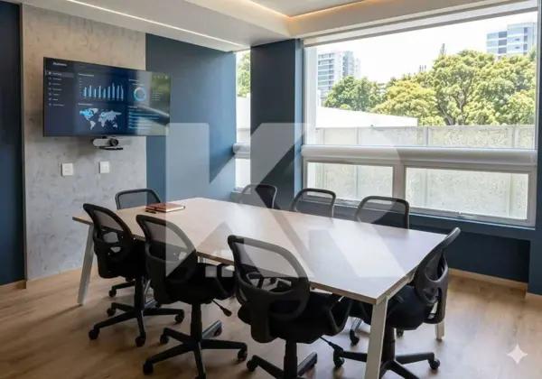 Oficina con 205 m² en "Corporativo Domingo Diez 1000 Tres". Renta de $65,395 Mxn