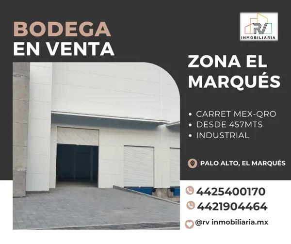 Bodega en venta en Palo Alto, El Marqués, Querétaro