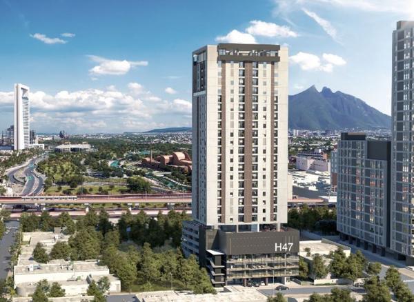 Departamento en Renta torre Héroes 47, Monterrey Centro