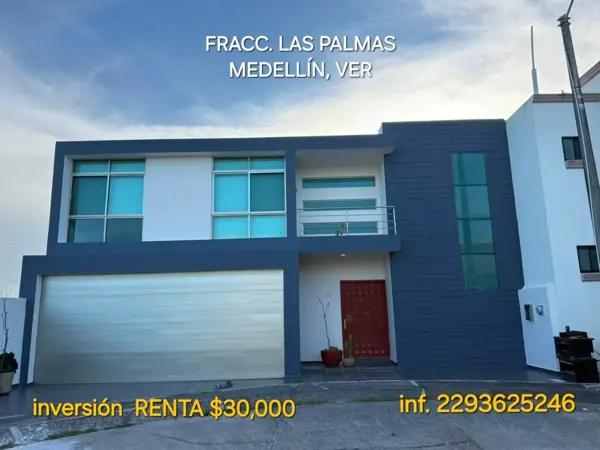 Casa en Renta en Fraccionamiento La Palmas, Medellín de Bravo