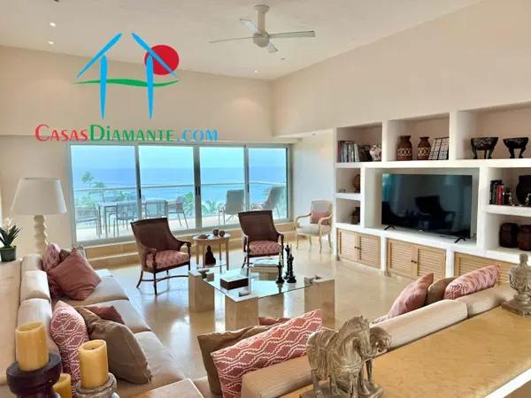 Departamento de playa con 2 terrazas y vista al mar