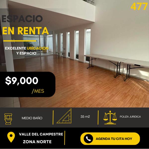LOCAL EN RENTA EN VALLE DEL CAMPESTRE