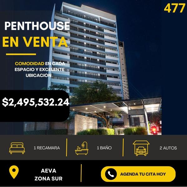 PENTHOUSE EN VENTA EN TORRE AEVA