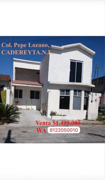 Casa en venta en José Luis Lozano, Cadereyta Jiménez, Nuevo León