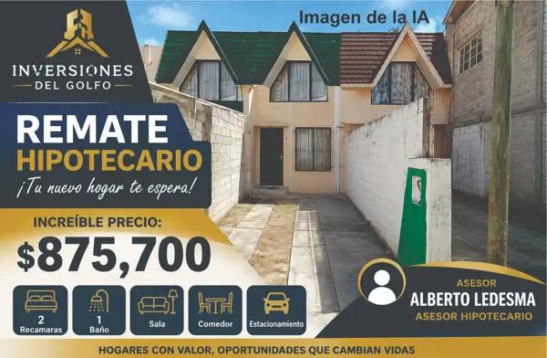 Casa en Remate en Los Cipreses, Tehuacán - Oportunidad Única