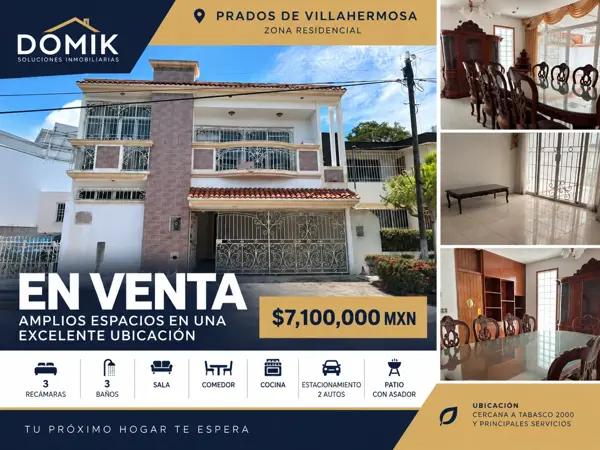 EN VENTA | CASA EN PRADOS DE VILLAHERMOSA