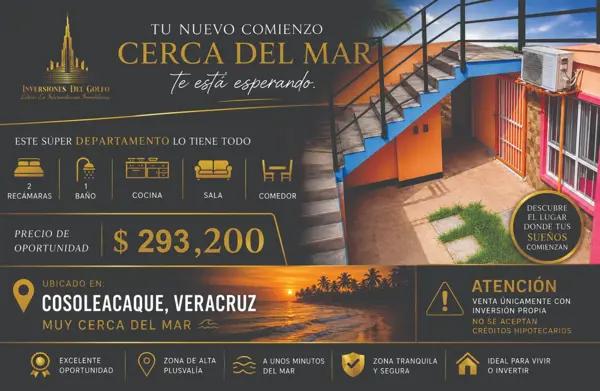 Venta de Departamento en Remate Hipotecario en Cosoleacaque, Veracruz