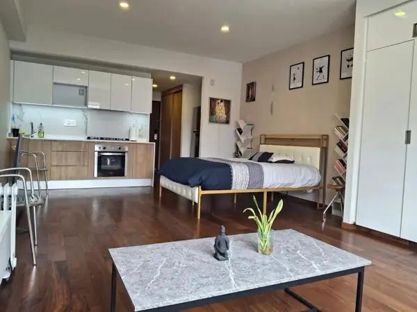 Venta departamento Santa Fe tipo loft City Blue 1 estacionamiento vigilancia amenidades