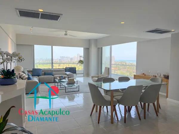 Con vista al campo de golf y al mar: amplitud y serenidad en el corazón de Acapulco Diamante Con vista al campo de golf y al mar: amplitud y serenidad en el corazón de Acapulco Diamante