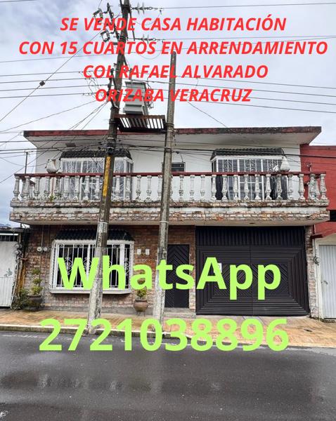 Casa en venta en Rafael Alvarado, Orizaba, Veracruz de Ignacio de la Llave Casa en venta en Rafael Alvarado, Orizaba, Veracruz de Ignacio de la Llave