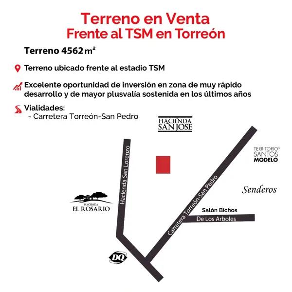 TERRENO EN VENTA EN AUTOPISTA TORREON - SAN PEDRO TERRENO EN VENTA EN AUTOPISTA TORREON - SAN PEDRO