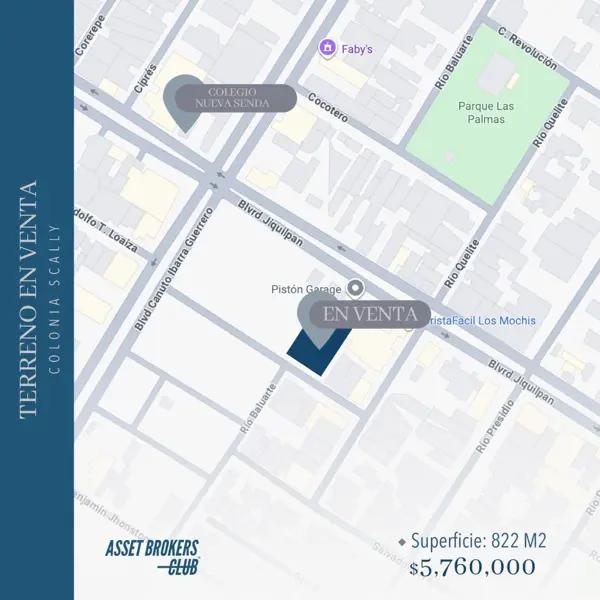 TERRENO EN VENTA COLONIA SCALLY TERRENO EN VENTA COLONIA SCALLY