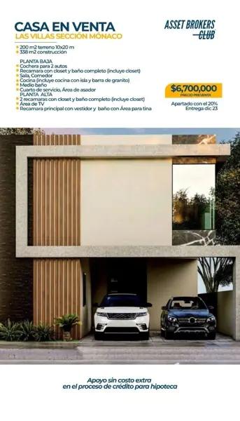 CASA EN PREVENTA VILLA MONACO, LAS VILLAS CASA EN PREVENTA VILLA MONACO, LAS VILLAS