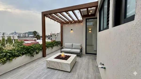 Penthouse en Venta en Nonoalco con Roof Garden Privado y Balcón Penthouse en Venta en Nonoalco con Roof Garden Privado y Balcón